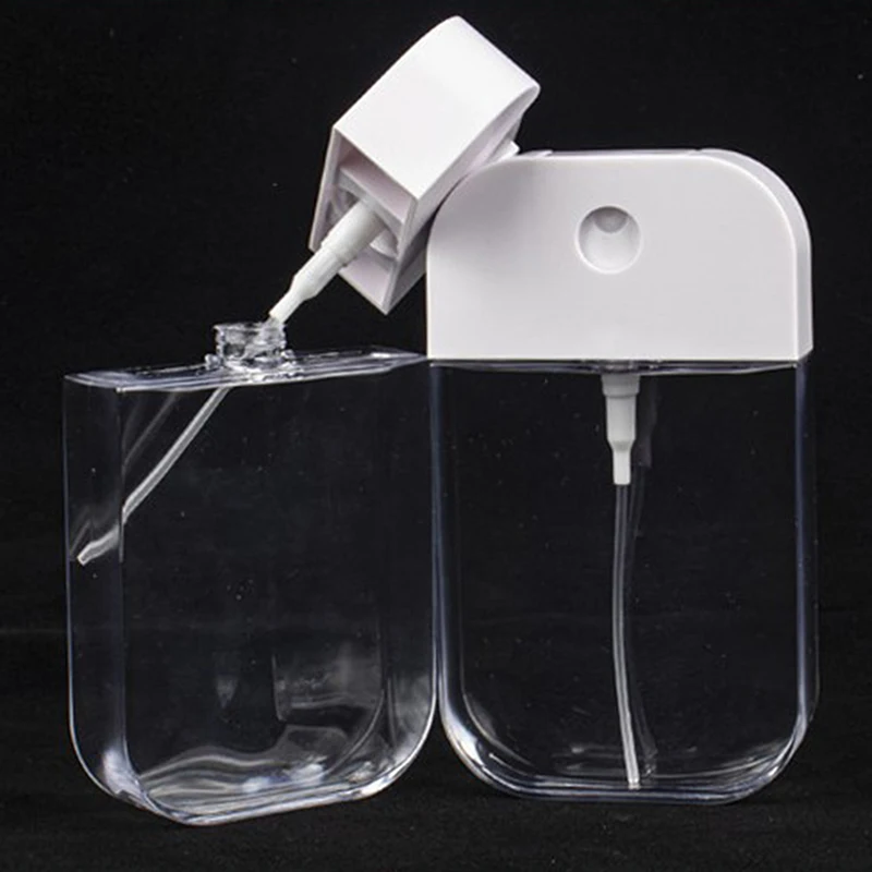 Transparent Spray Bottle High Pressure Fine Mist Perfume Spray Refillable Empty Bottle Alcohol Disinfectant Portable 38ml/50ml