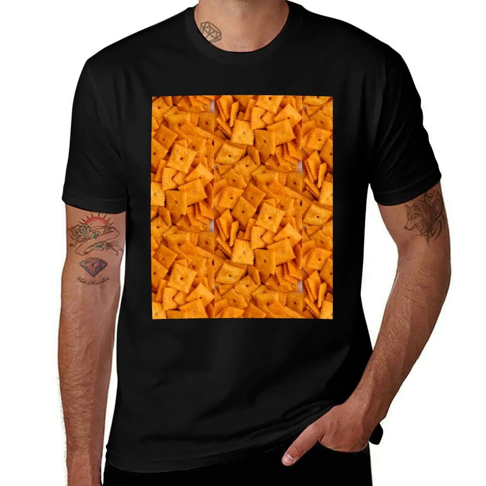 

Cheez Its T-Shirt printed t shirts for man men t shirt cotton 100% t shirts for man graphic vintage T-shirt