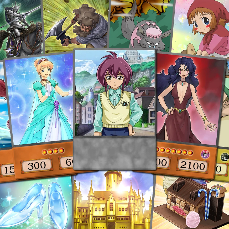 50pcs/set Leon von Schroeder Fairy Tale Deck YGO Game Collection Paper Cards  Golden Castle of Stromberg Anime Style Orica - AliExpress 26