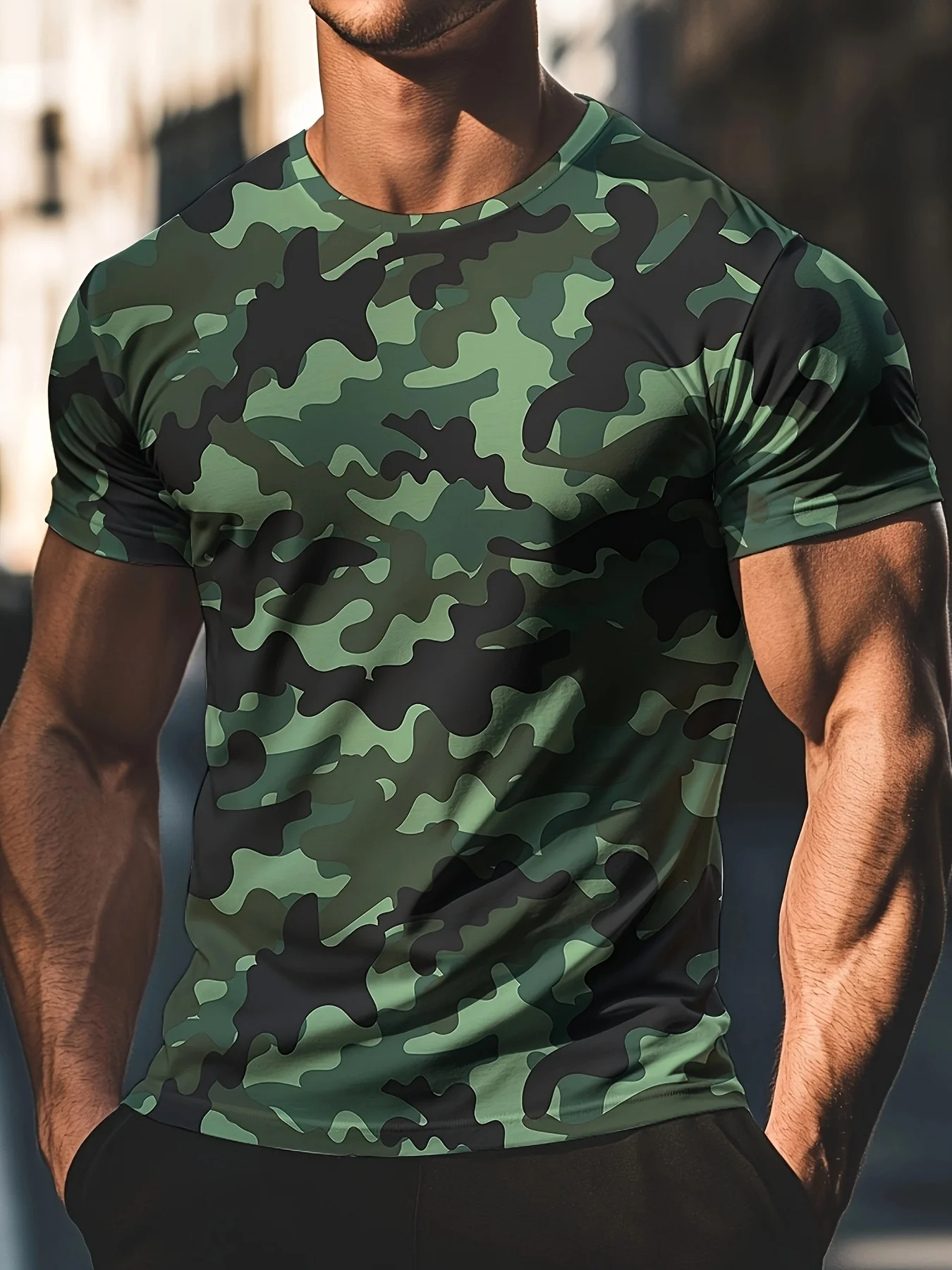 Unisex Loose Fit Breathable Lightweight Vivid Realistic 3D Full Graphic Sublimation Printed Casual Tee