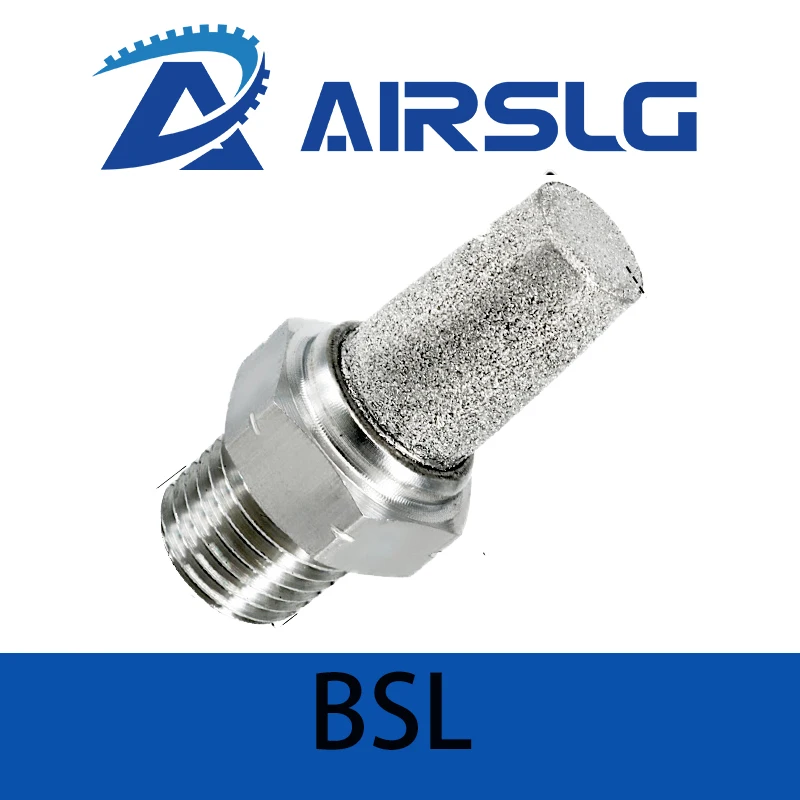 304 stainless steel BSLM noise reduction 1 2 3 4 6 points High temperature resistant pneumatic noise elimination filter