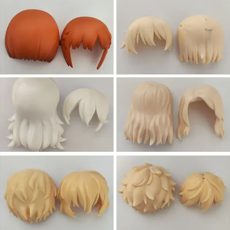 Ob11 GSC Clay white model hair  doll accessories