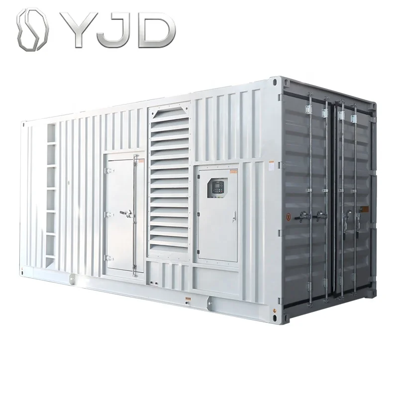 Container Silent Type Customized 1000kW 1250kVA Diesel Generator 50Hz 60Hz for Export with Intelligent Controller