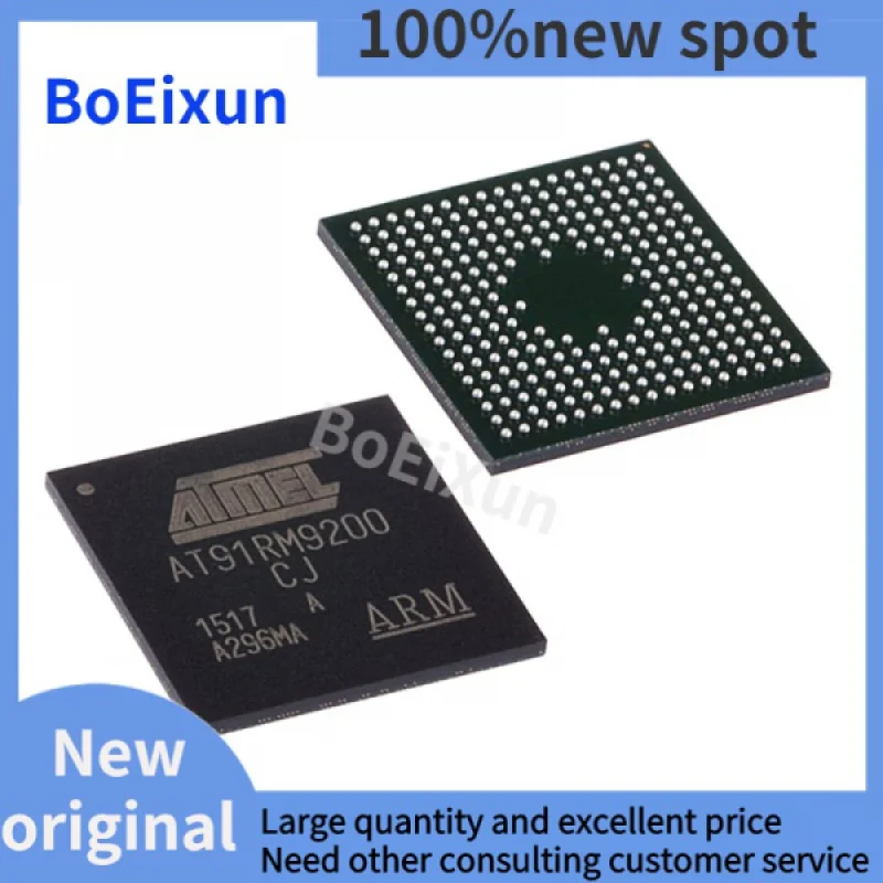 

1~100PCS AT91RM9200-CJ-002 AT91RM9200 BGA-256 Package 256-LFBGA Microprocessor-MPU IC Brand New Original