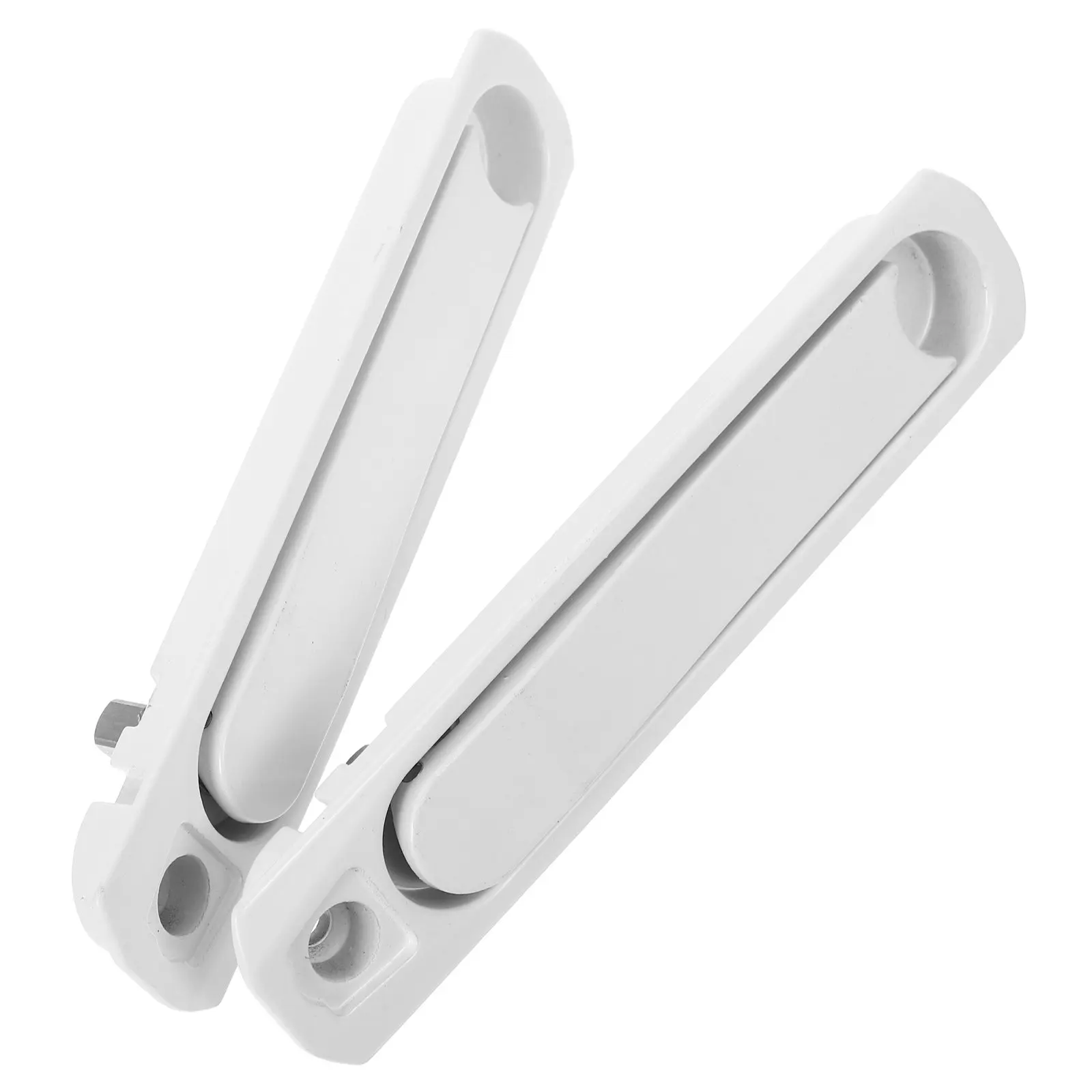 2Pcs Invisible Window Handle Replacement Zinc Alloy Sliding Door Handle for Screen Doors Glass Windows Safe Smooth