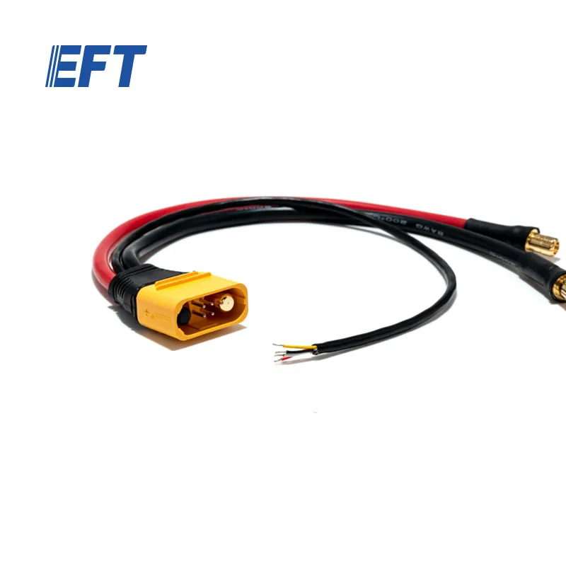 EFT AS150U-U Female Male Plug with Signal Pin Anti-Spark Connector Wire for Agricultural Plant Protection Drone UAV Power Cable