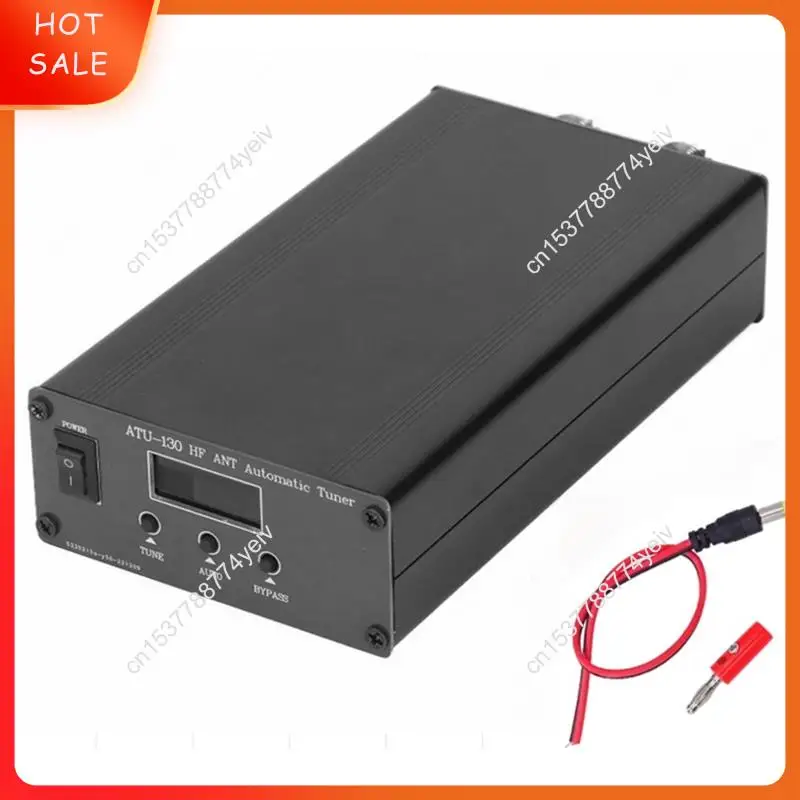 ATU-130 200W Micro Shortwave Automatic Antenna Tuner 1.8-50Mhz 10-15VDC Featuring Organic Light Emitting Diode Display A62X