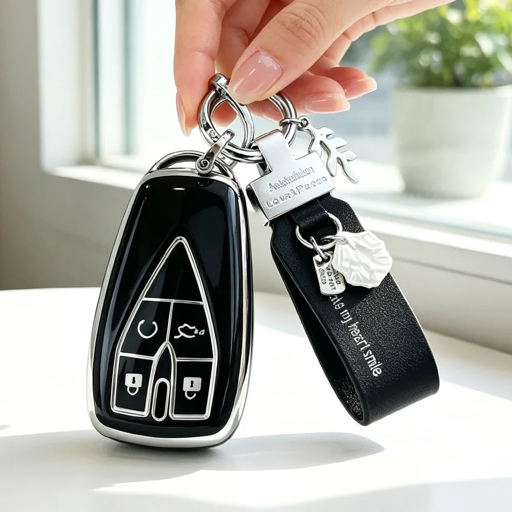 TPU Car Remote Key Case Cover Protect Shell Bag for Changan CS35PLUS CS55PLUS CS75 PLUS Eado UNI-T UNI K 2019 2020 2021 2022