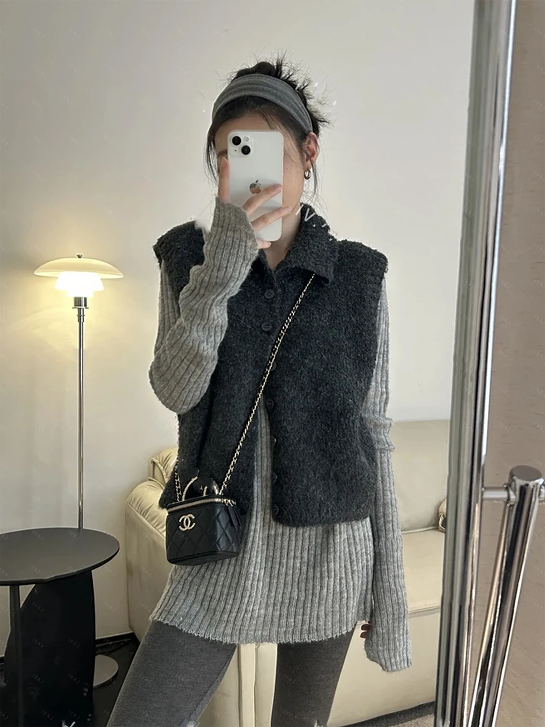 

Мягкий уютный вязаный жилет больших размеров для женщин, модный весенний новый универсальный корейский кардиган-топ с эффектом похудения