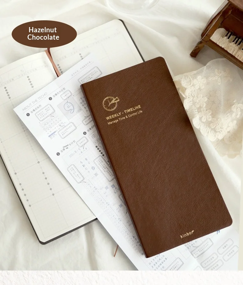 Kinbor Wochenplaner, Notizbuch, unbedingt erforderlich, Agenda, Zeitplan, täglich, monatlich, Tagebuch, Buch, tragbar, Rekord, Tagebuch, Plan, Notizblock, Schreibwaren – Detail 12