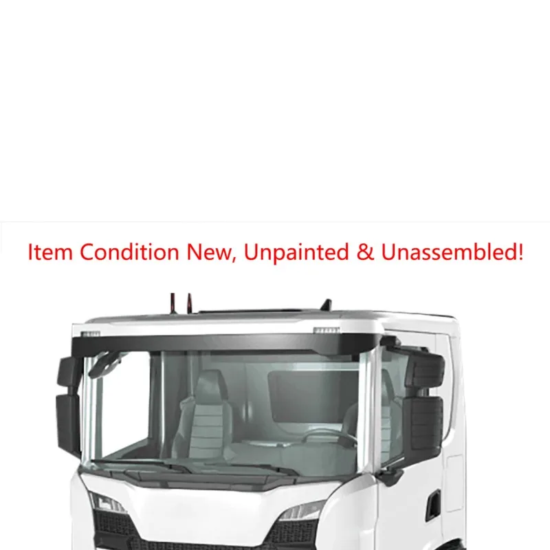 

G540 DoubleE Cabin Unpainted Shell KIT для самосвала с дистанционным управлением 1/14 DIY Магнитная модель двери автомобиля Модернизированные детали RC Самосвал