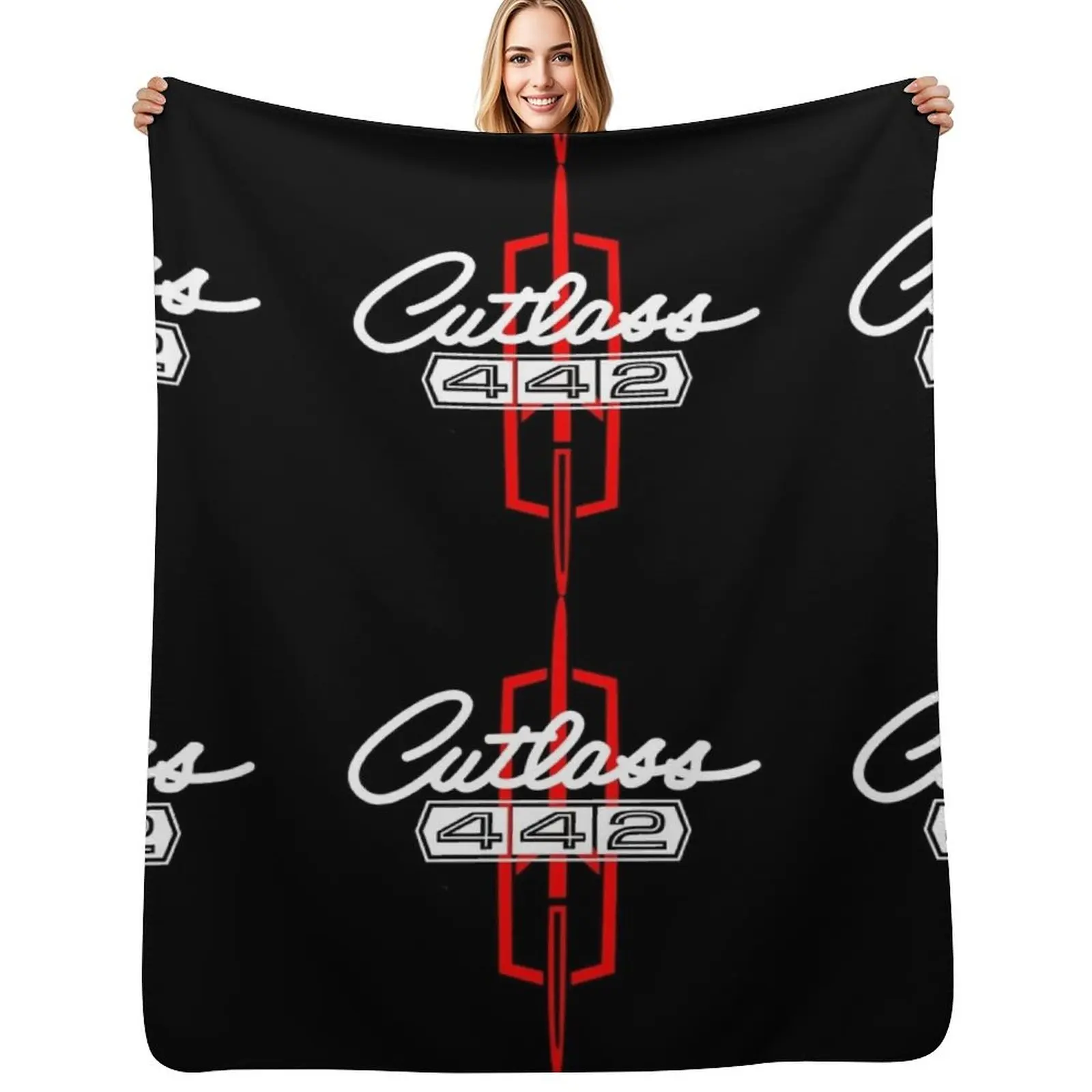 Cutlass 442 Oldsmobile Throw Blanket Fluffy Cozy Throw Blanket for Home Decor