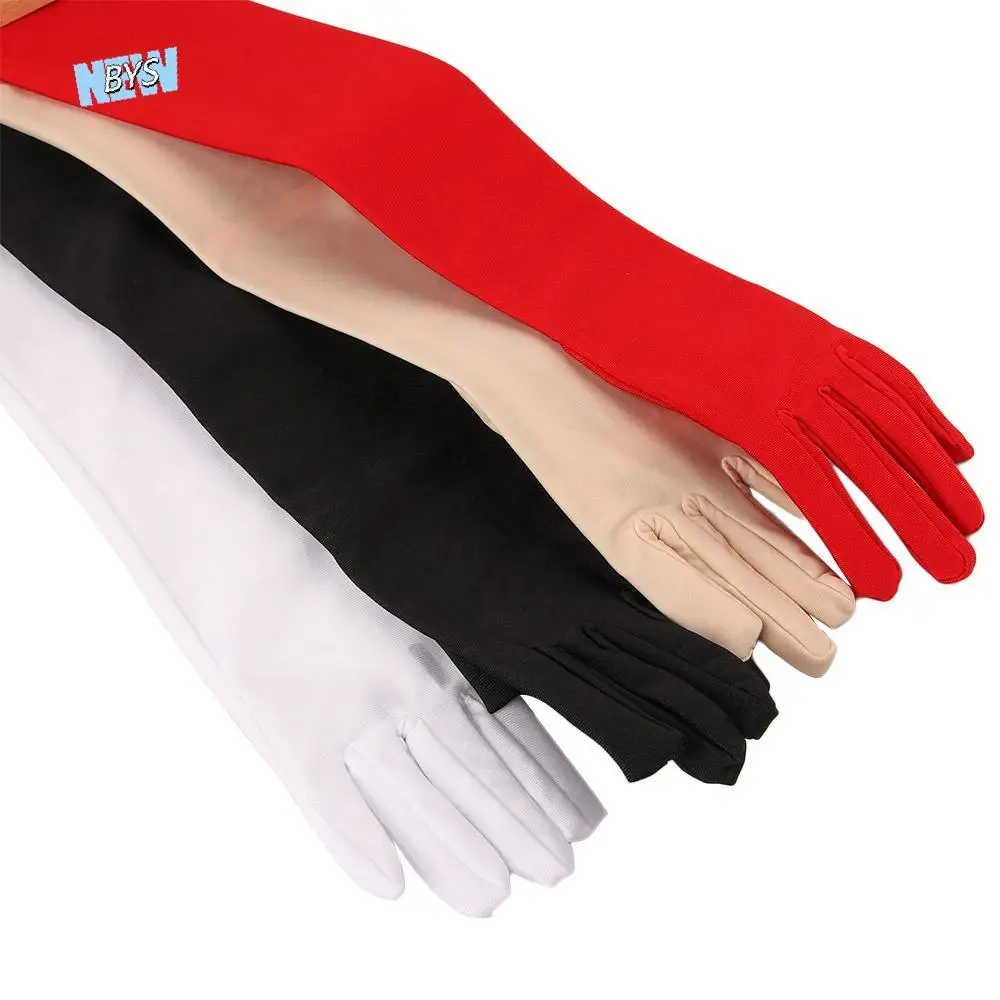 

Accessories Bride Satin Sun Protection Parties Opera Prom Gloves Finger glove Driving Gloves Long Gloves