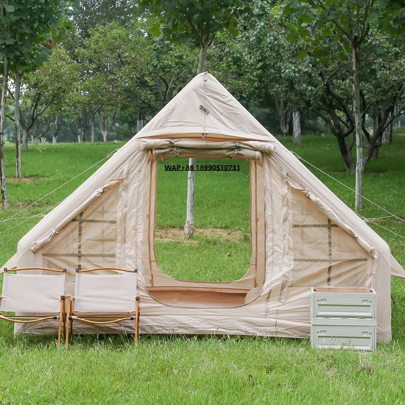 

300D Oxford Waterproof UV Protection Air Tent Outdoor Lightweight Portable Luxury Camping Inflatable Tent