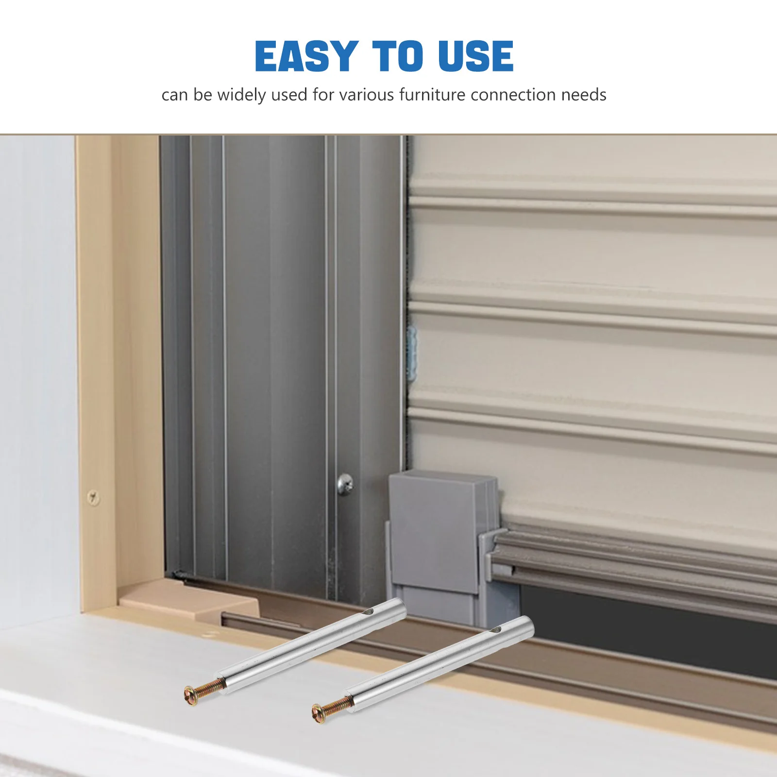 2 قطعة موصلات المغزل المعدني الأثاث الفولاذ المقاوم للصدأ أدوات دعم لخزانة مشروبات داخلية درابزين بين قوسين #2