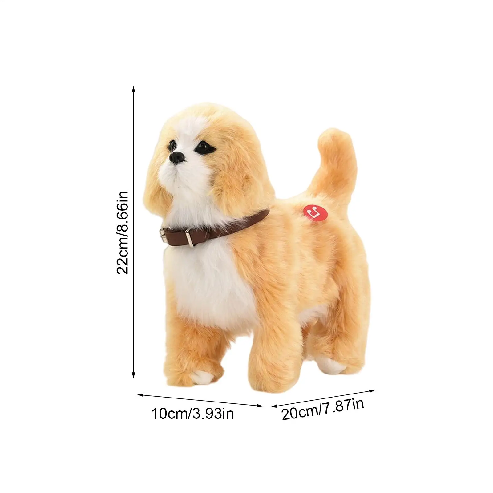 Elektronische hond knuffels Interactieve robot Puppy Zachte knuffels Pop voor jeugd Jongens Meisjes Kinderen Verjaardagscadeaus