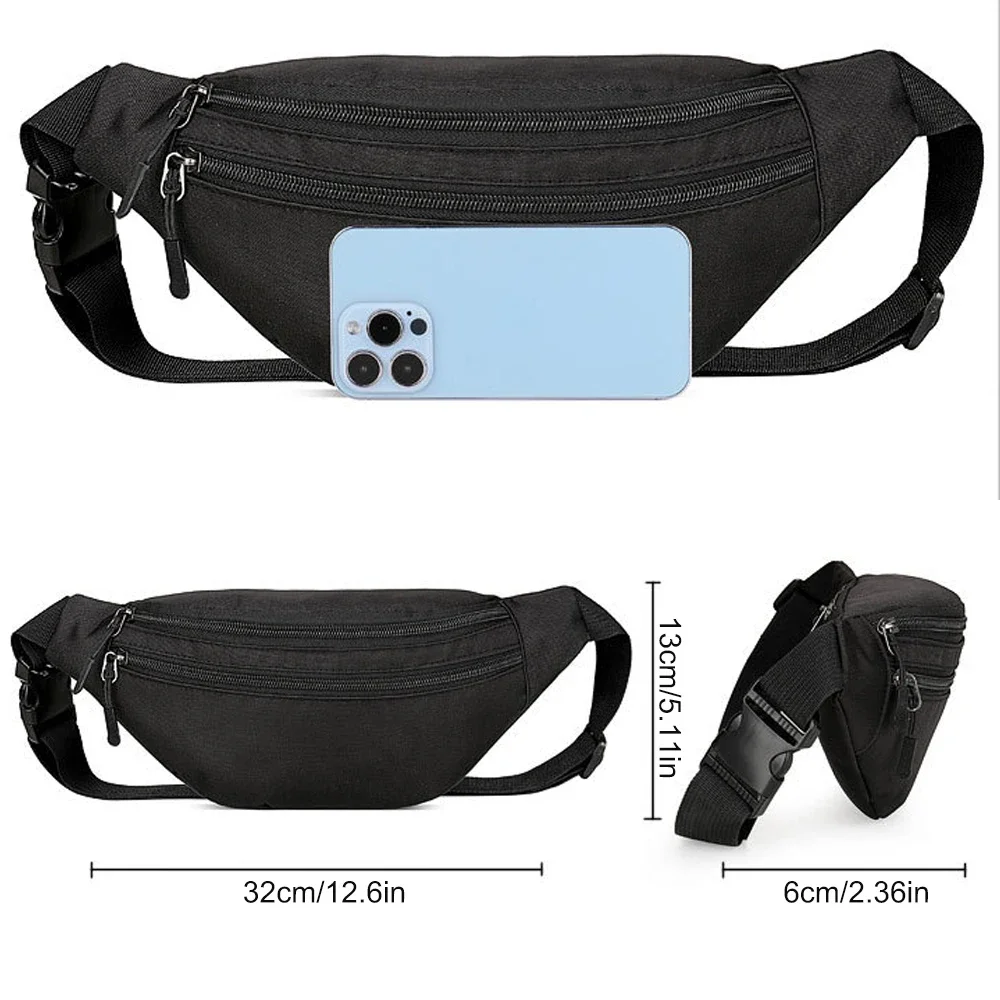 1PCS Sports Festival Workout Traveling Running Large Crossbody Casual Hands-Free Wallets Waist Pack Phone Bag