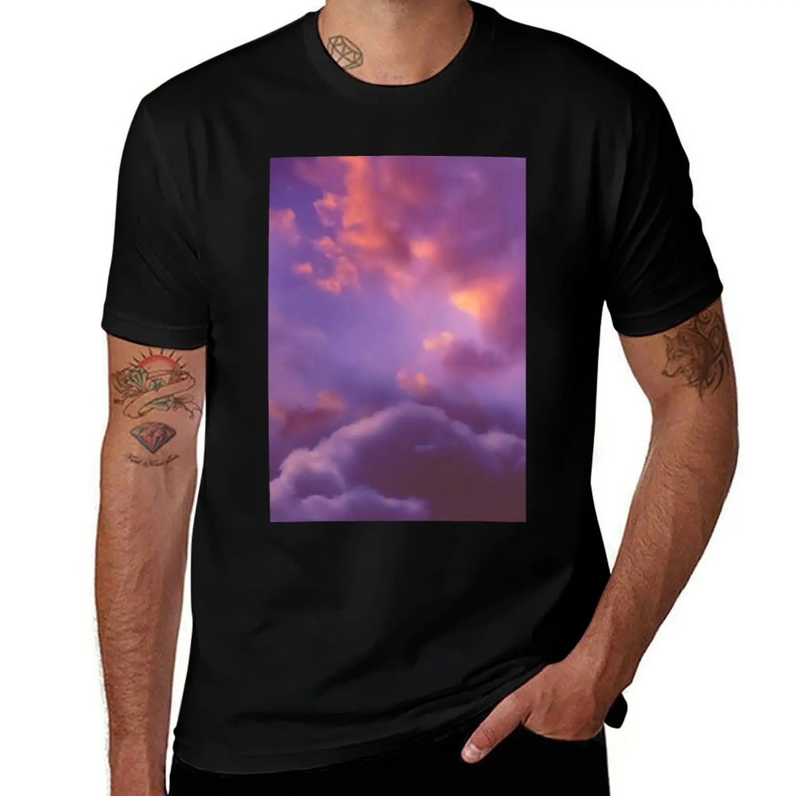 

Memories of Thunder T-Shirt designer shirts blue archive summer shirt cotton man t-shirts fitted t shirts for men