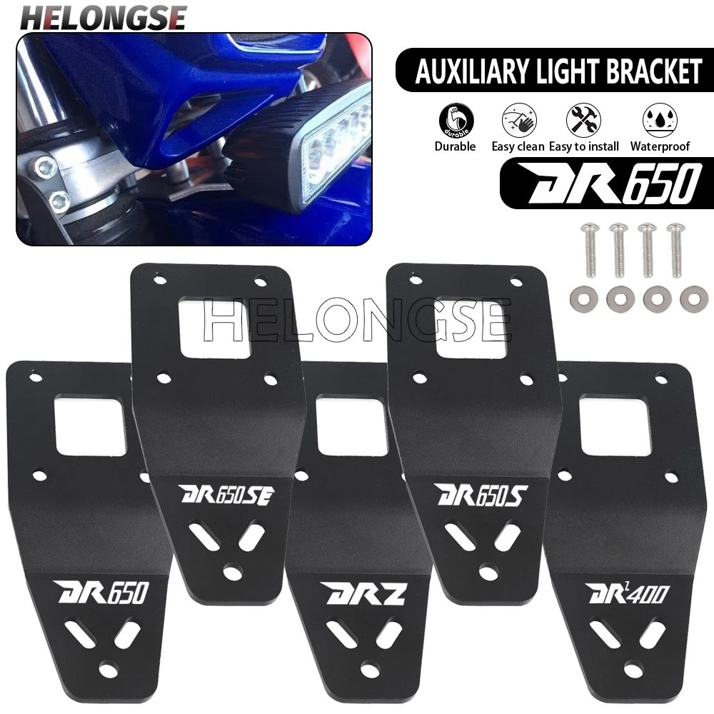 

2025 DR 650 Auxiliary Lights LED Lights Bracket Fog Brackets For SUZUKI DRZ400 DRZ 400 2000-2026 2022 2021 2020 DR650 / S / SE