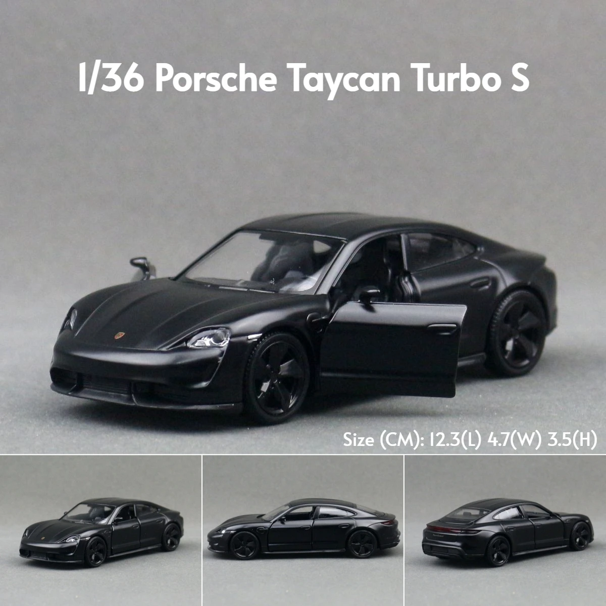 1/36 Porsche 911 GT3 918 Spyder Taycan Toy Car Racing Model RMZ