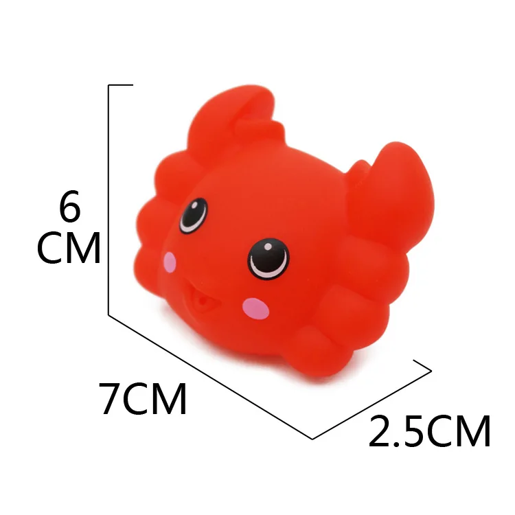 Cartoon Bath Toy Marine Animal Bathroom Water Spray Starfish Toy Turtle Bath Toys Toddler