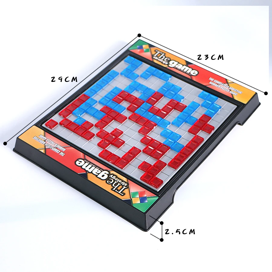 Strategy Game Blokus Desktop Educational Squares Toys Board Cube Puzzle Easy To Play For Children Kids Series Indoor Party Gift