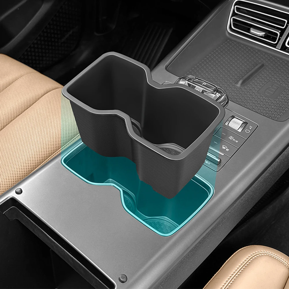 

For 2025 BYD Song Pro DM-i Special Silicone Cup Holder Car Modification Product Central Control Cup Slot Pad Scratch-resistant