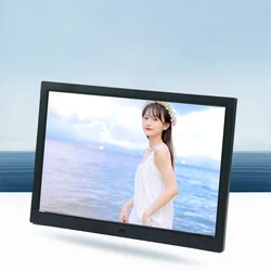 HBCBX's latest 14.1-inch digital photo frame 1280 x 800 supports USB/SD card music, image, video, and wall mounted installation