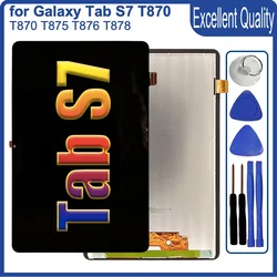 100% New Display for Samsung Galaxy Tab S7 SM-T870 T875 T876 T878 LCD Display Touch Screen Digitizer Panel Replacement Assembly