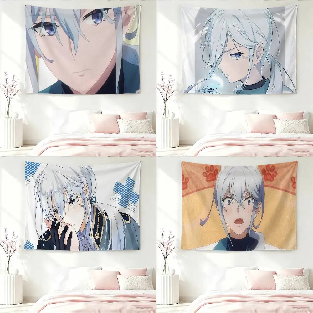 S-Silent Witch Cyril Ashley Flag Digital Printing Banner for Garage Wall Out Door Decoration Tapestry