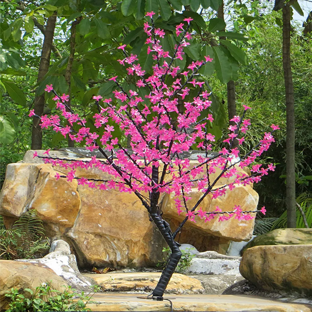 Imagem -06 - Cherry Blossom Tree Light Lâmpadas Led Rainproof Uso ao ar Livre Cores 2m de Altura 110 220vac 1152 Pcs Novo