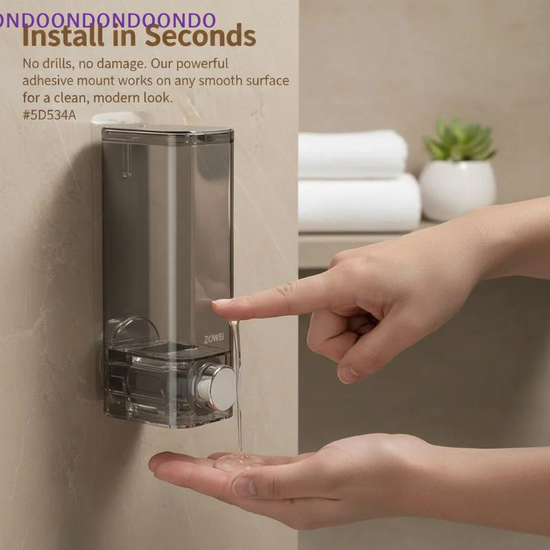 Transparent Wall-Mounted Hand  - Home Bathroom Wall Soap Dispenser ulasan dan harga