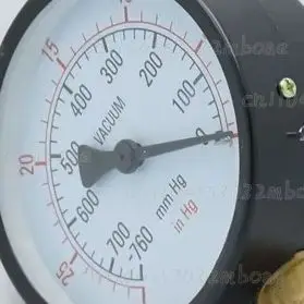 Instrument Factory YZ-100 Vacuum Pressure Gauge Negative Pressure -760mmHg to -30inHg Range High Precision Measurement Tool