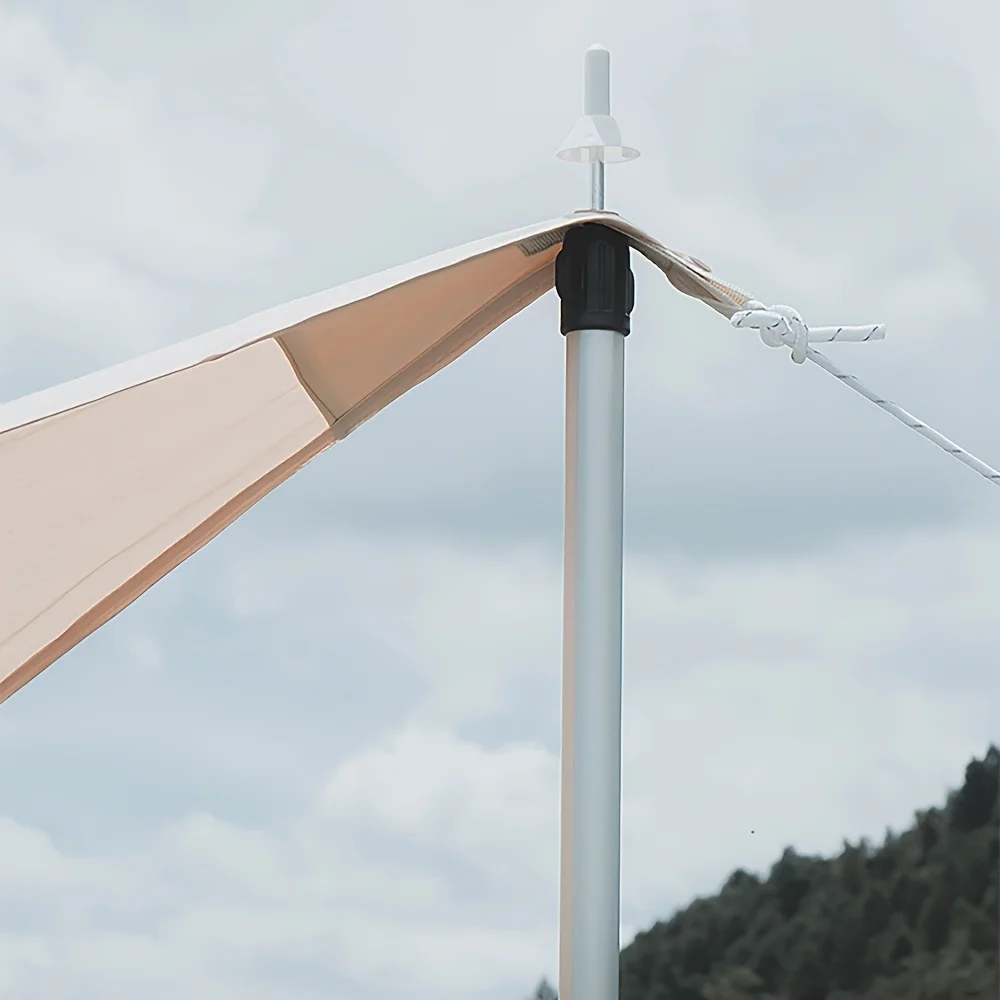 230 cm lange Markisen-Stützstange aus Aluminiumlegierung, verstellbarer, klappbarer Sonnenschutzstange, korrosionsbeständig, wetterfest für den Außenhof – Detail 6