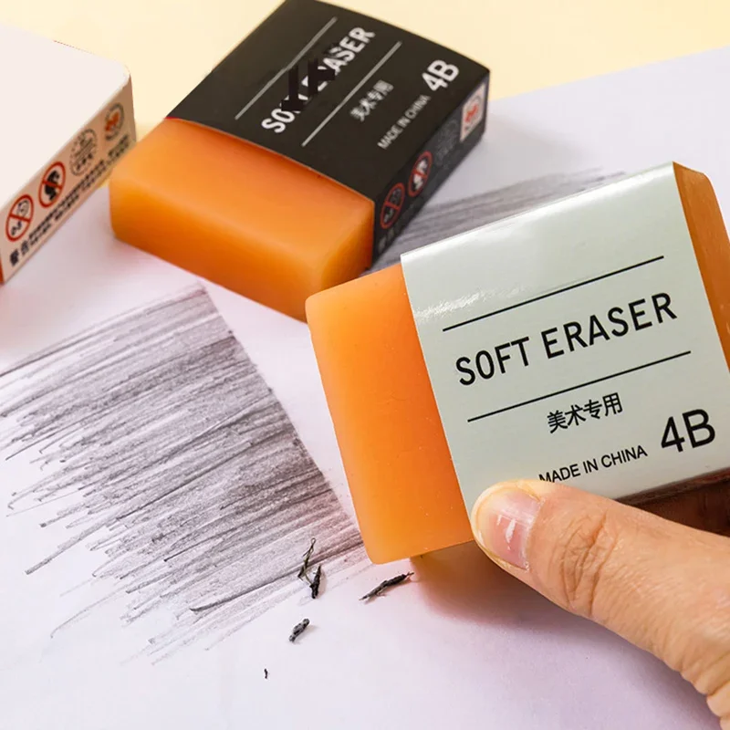 

Большой мыльный ластик специально для 4B художественного рисования, карандашей для эскизов, прозрачный мыльный ластик, школьные канцелярские принадлежности, подарки