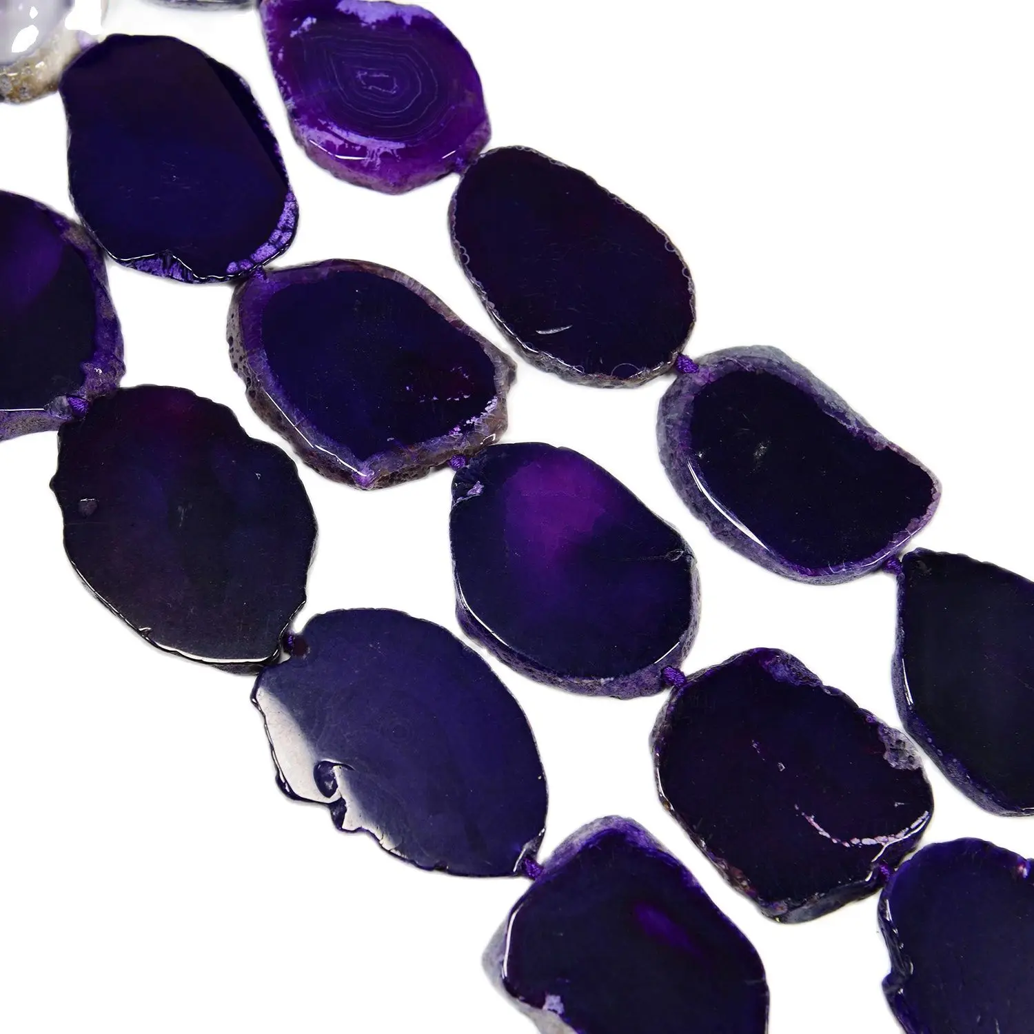 

APDGG Big Purple Agate Freeform Large and thin slices Cut Oval Peace buckle Real Gems Stone Slab Loose Beads Jewelry Making DIY