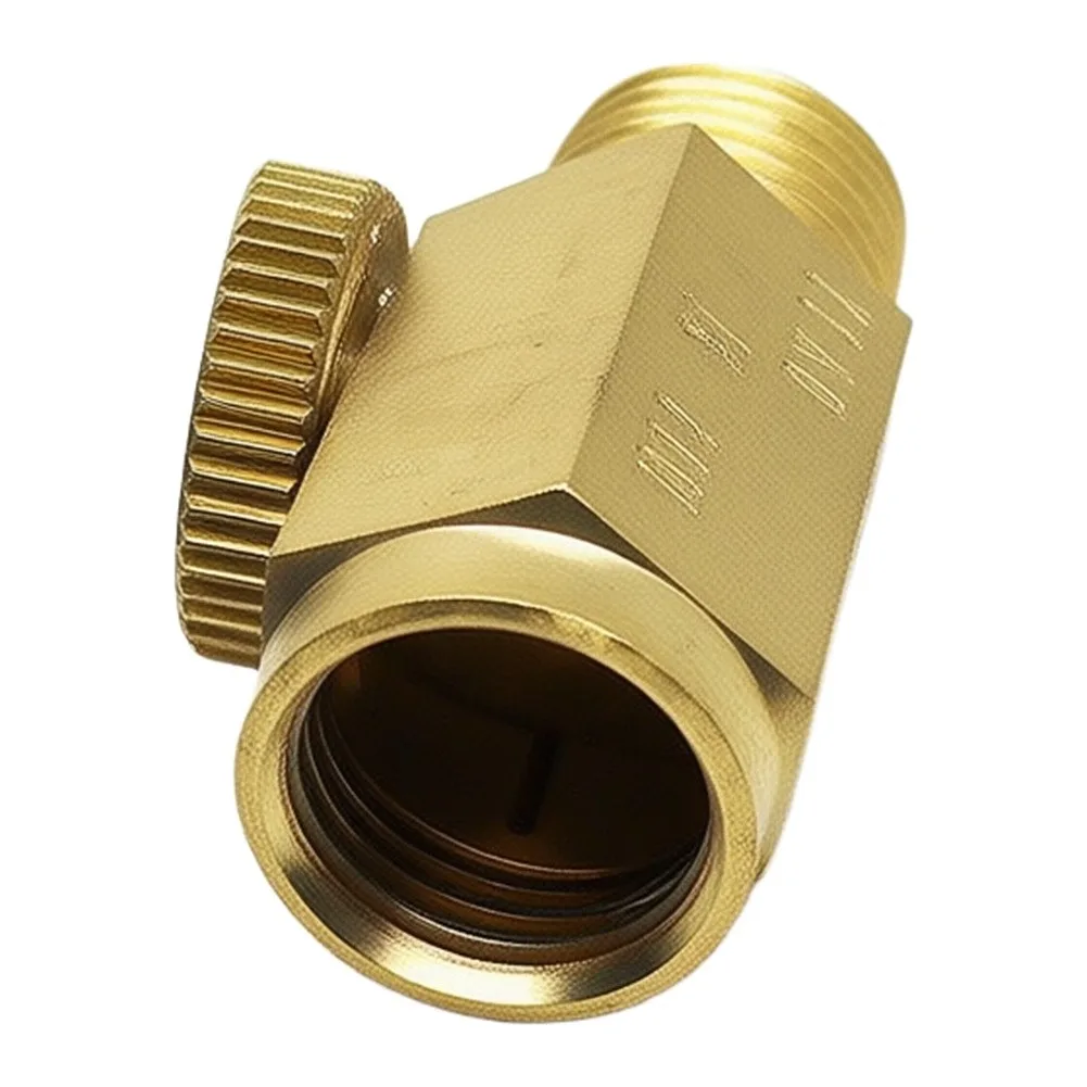 2Pcs G1/4 Brass Inline Air Flow Control Valve Regulator Adjustable Pneumatic Tool For Sprayer Nailer Blower Equipment Accessorie