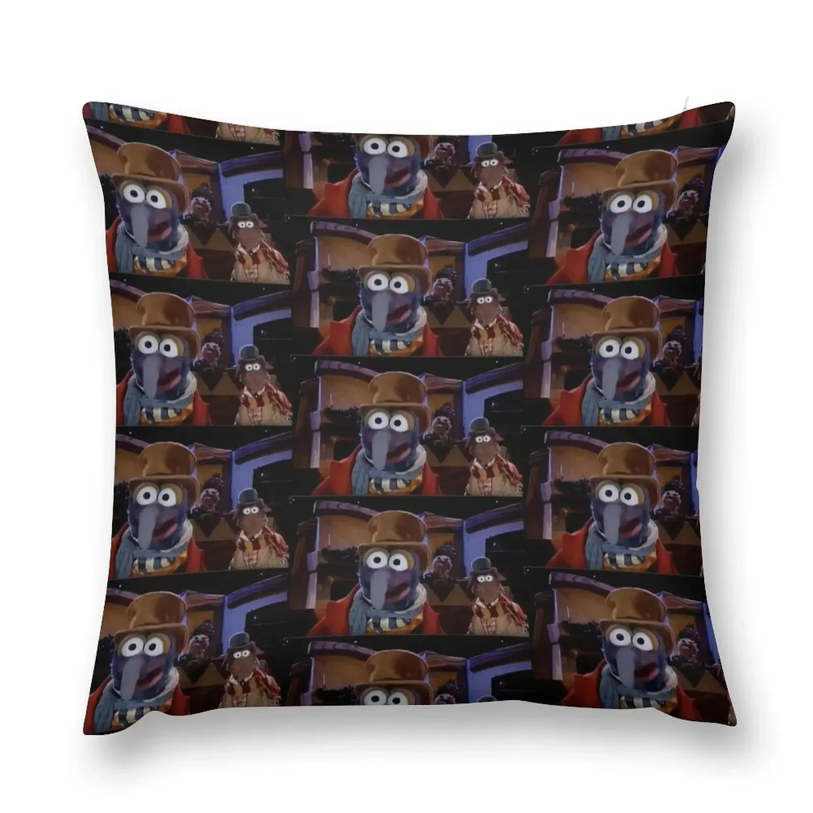 Gonzo and Rizzo Celebrate Christmas Throw Pillow Sofa Covers christmas decorations for home 2025 pillow