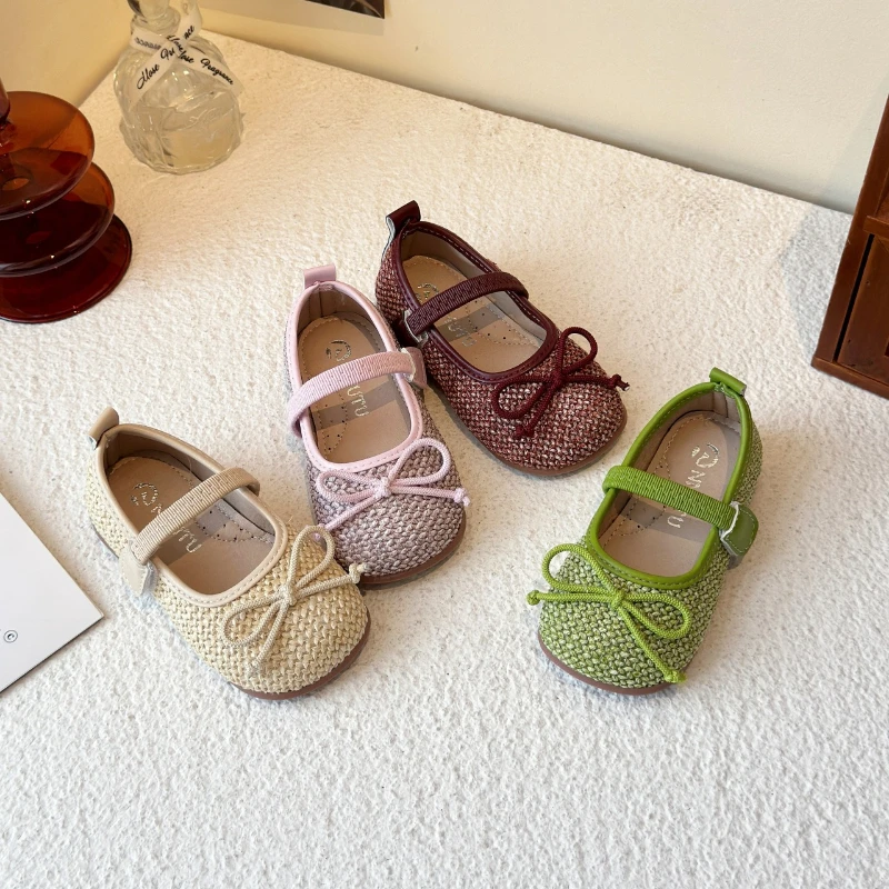 

Модные кожаные туфли-принцессы для девочек Zapatos, весна 2026, новые детские повседневные туфли без каблука, простые универсальные туфли Мэри Джейн для девочек