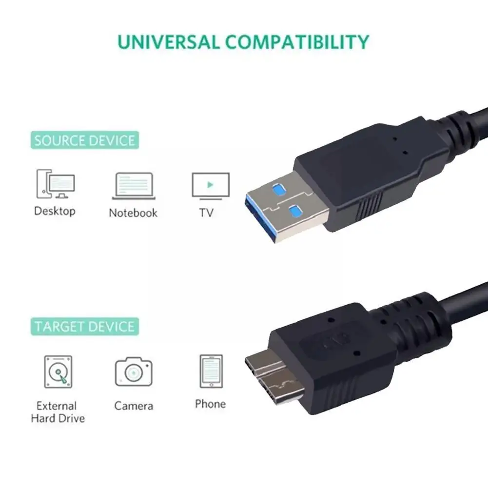 USB 3.0 MICROB CABLE Power Charger +Data SYNC Cable Cord For Samsung Galaxy Note Pro 12.2 SM-P900 D6N9