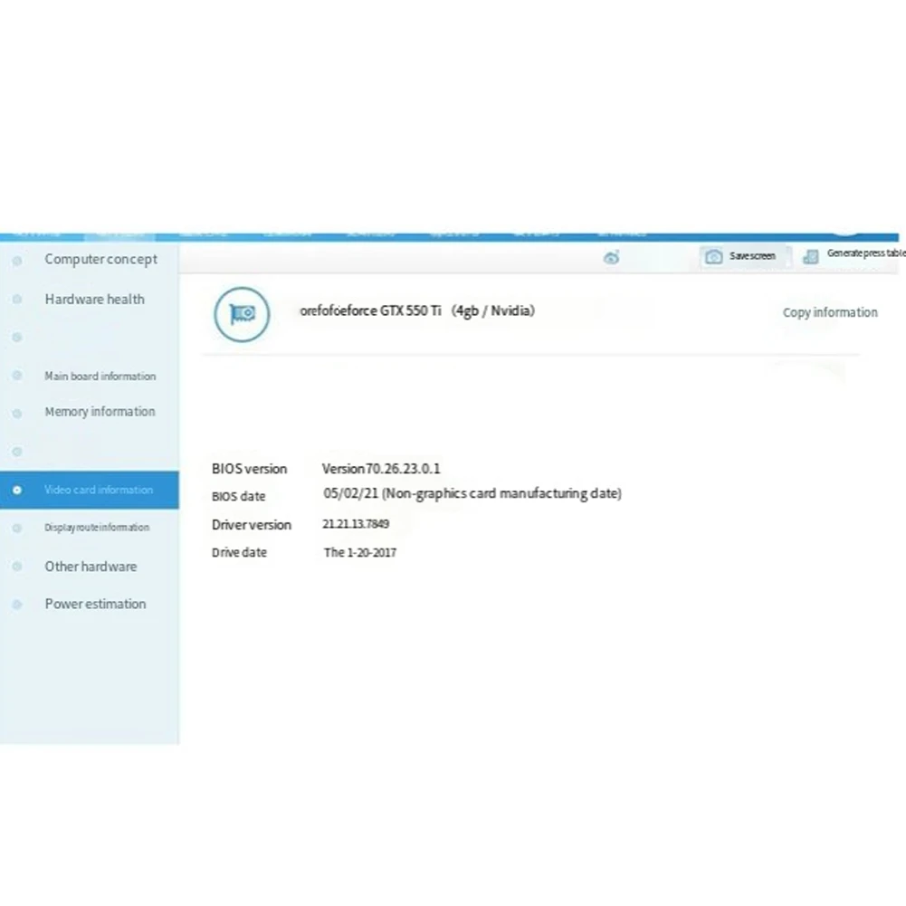 T88C GTX 550Ti 4GB GDDR5 Computer Graphic Card Gaming Video Cards for PCI-Express 2.0 Computer Separate Game Video Card