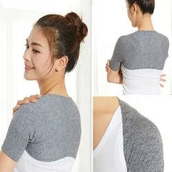 Breathable Arm Cuff Sleeve Back Correction Shoulder Support Wrap Warmer Comfortable Shoulder Body Shaping Protector Women Men