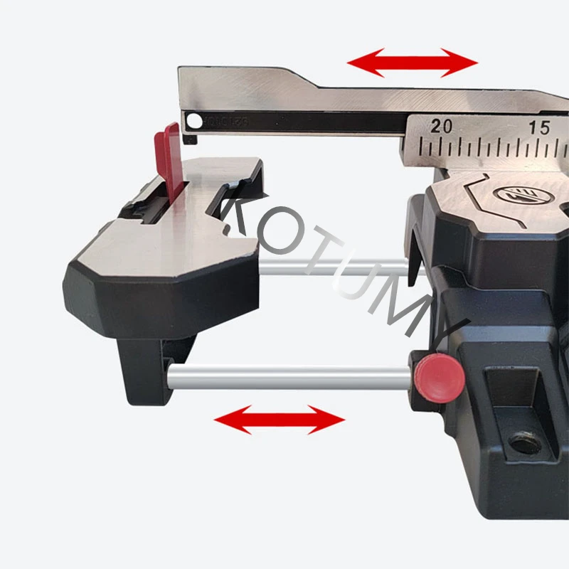 Scie électrique en alliage d'aluminium, 220V, 2300W, machine de découpe de 8 pouces, type push-pull 45 °, scie à onglets, travail du calcul