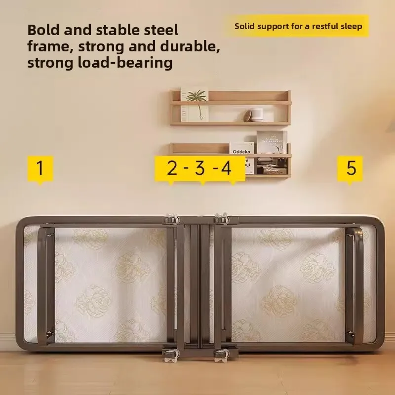 Rollaway bed Family single dormitory Hotel extra bed Adult simple temporary confinement sofa bed view 3