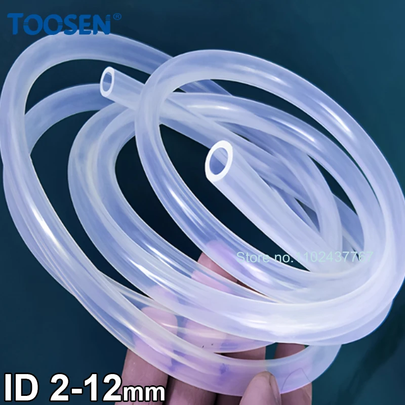 

Silicone Hose Transparent Flexible Nontoxic Hosing High Temperature and Frost Resistance ID 2 2.5 3 4 5 6 7 8 9 10 12mm