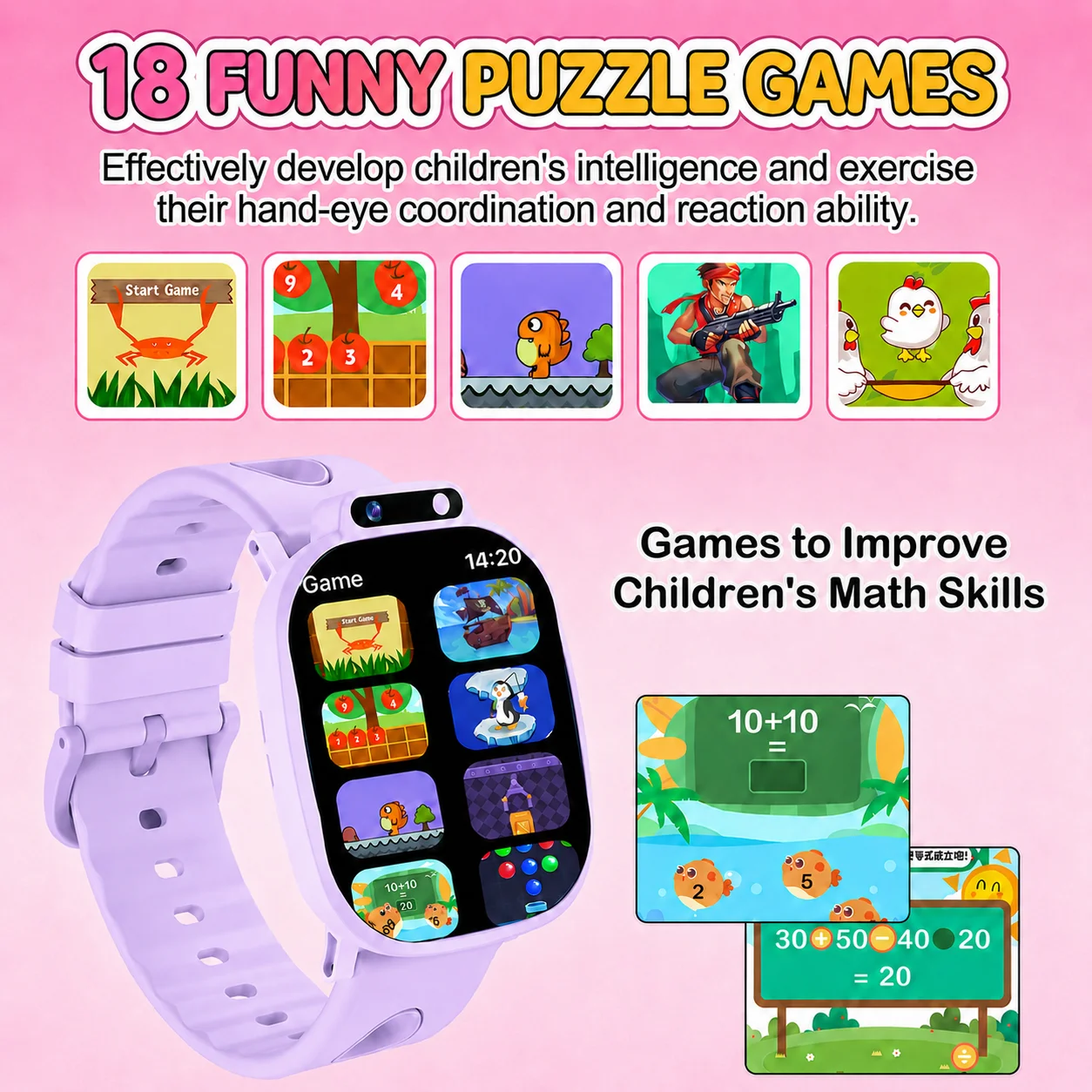 LAXASFIT Kids Game Watch 1.88