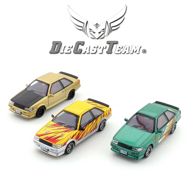 

DCT 1/64 Toyota Corolla Levin AE86 литая Автомобильная модель украшения Cas игрушки подарочные украшения Рождественский подарок для мужчин