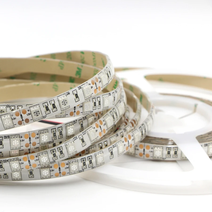 DC12V LED UV Strip 395-405nm Ultraviolet flexible lamp strip SMD 3528 60leds/M 120LEDS/M Car figurine cabinet, fluorescent party view 5