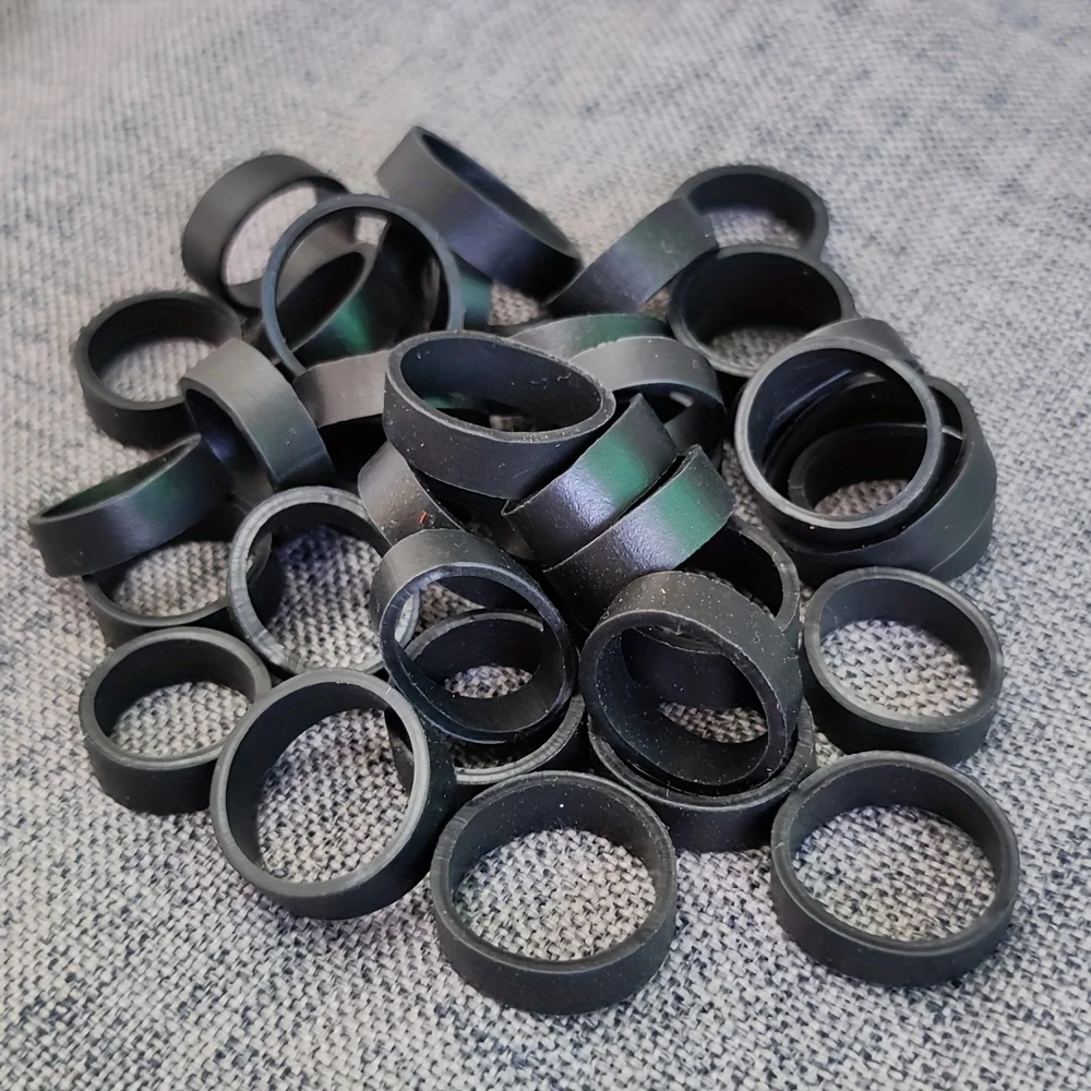 Imagem -02 - Elastic Black o Rings Bandas de Borracha Stretchable Anéis de Látex Suprimentos para Papelaria Doméstica Pacote de Escritório 400 Pcs