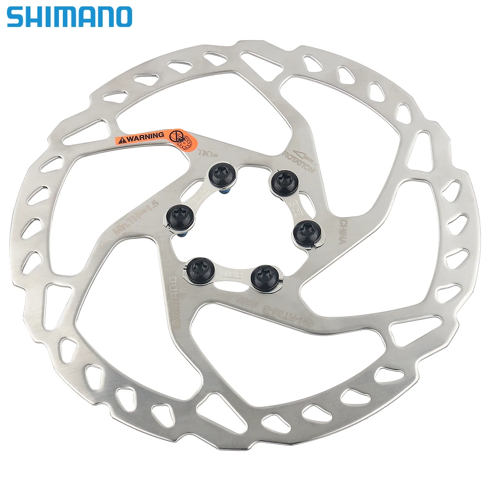 Shimano MTB Bike Disc Brake Rotors Deore SLX SM RT66 6 Bolt Disc Brake Rotor 160mm 180mm 203mm 6 Bolt